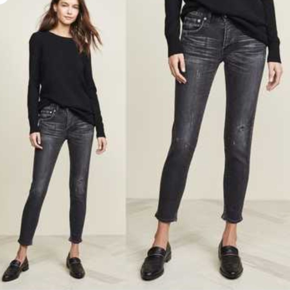 Moussy Vintage‎ Black Made in Japan Howa Jeans size 26